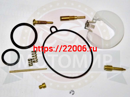 Ремкомплект карбюратора 4х такт. 157FMI,162 FMJ (CG, CB 125-150) PZ27  Хантер