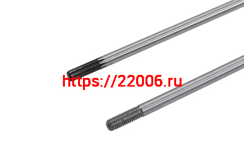Валы разъемной штанги мотокосы (d8 2 вала 9 шлицов,втулка резьба-квадрат,общ.длина 1524 мм) фото 2 Валы разъемной штанги мотокосы (d8 2 вала 9 шлицов,втулка резьба-квадрат,общ.длина 1524 мм) фото 2