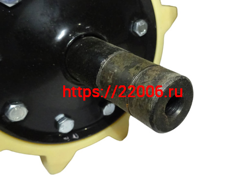 Вал ведущий мотобусировщика (со звездочками) 380мм, Дельта, Белка, Буран фото 3