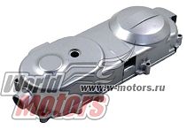 Крышка картера левая (вариатора) (139QMB) голая R10" серебристая