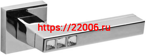 Ручка Fuaro (Фуаро) раздельная K.DM51.CRYSTAL FLASH (CRYSTAL FLASH DM) CP-8 хром