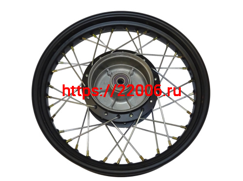 Обод 18" задний спицы, барабан. тормоз 3,0х18 COMBAT 400 черный (ось 17мм) фото 2 Обод 18" задний спицы, барабан. тормоз 3,0х18 COMBAT 400 черный (ось 17мм) фото 2