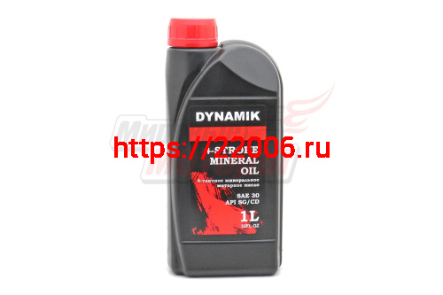 Масло 4T Dynamik SAE 30 (1л) (минеральное) Масло 4T Dynamik SAE 30 (1л) (минеральное)