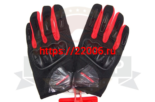 Перчатки SCOYCO (оригинал) МС-58-2 красные р-р L Перчатки SCOYCO (оригинал) МС-58-2 красные р-р L