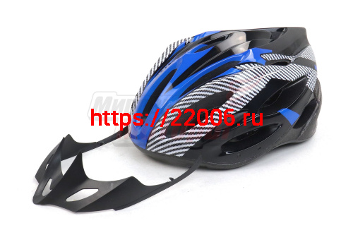 Шлем Вело (цв. чёрно-синий) (54-60см) Шлем Вело (цв. чёрно-синий) (54-60см)