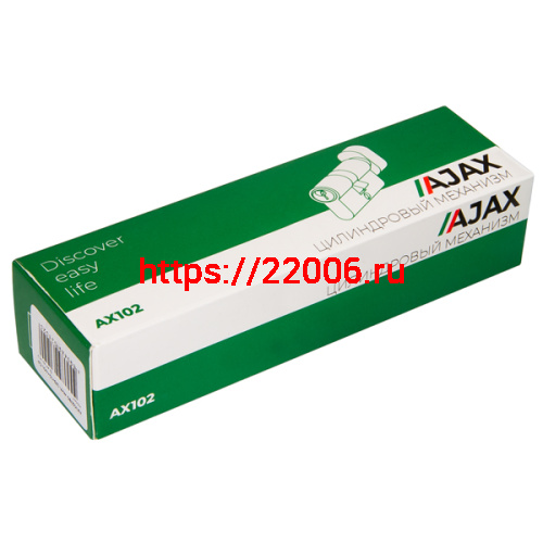 Цилиндровый Ajax (Аякс) механизм (AX102/70) AX1002Knob70 (35+10+25) CP хром с вертушкой фото 2 Цилиндровый Ajax (Аякс) механизм (AX102/70) AX1002Knob70 (35+10+25) CP хром с вертушкой фото 2