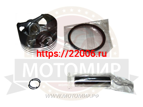 Поршень 60,00 мм 4 такт. KAYO YX150/160 см3 (160FMK)(ZS155/160) h39 в сборе, палец d13мм, Поршень 60,00 мм 4 такт. KAYO YX150/160 см3 (160FMK)(ZS155/160) h39 в сборе, палец d13мм,