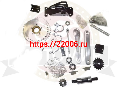 Редуктор понижающий F50-80  ТИП1 (ПОЛНЫЙ КОМПЛЕКТ) позв при работающ. двиг-ле  перекл. скорости