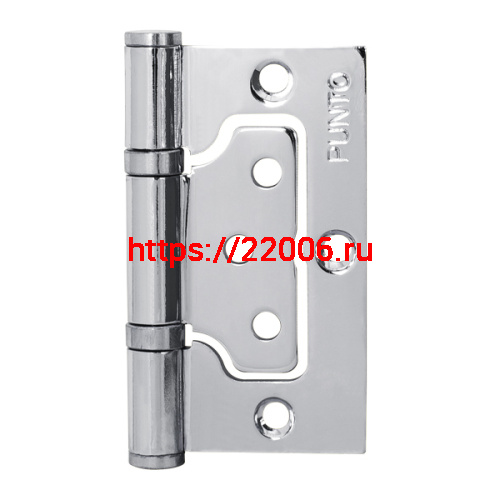 Петля Punto (Пунто) универсальная без врезки IN3200W CP (200-2B 75x2,5) хром