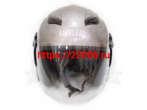 Шлем открытый "Safelead" HF-255В "колобки" Honda Grey размер L фото 3 Шлем открытый "Safelead" HF-255В "колобки" Honda Grey размер L фото 3