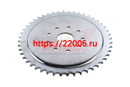 Звезда ведомая 48z F50,F80,NR50,NR80,T100,72(8P) хром Звезда ведомая 48z F50,F80,NR50,NR80,T100,72(8P) хром